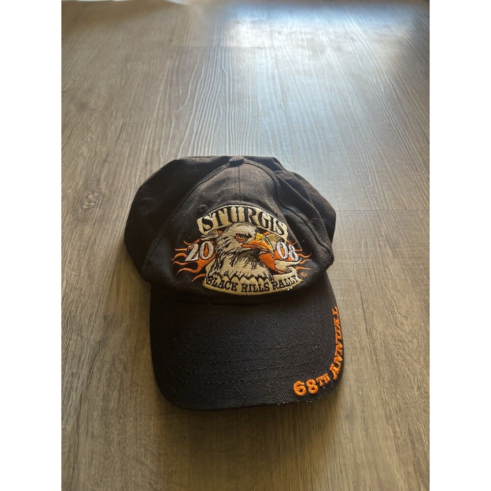Lot of 3 Adjustable Hats Harley Davidson 2 one size fits all and 1 youth
